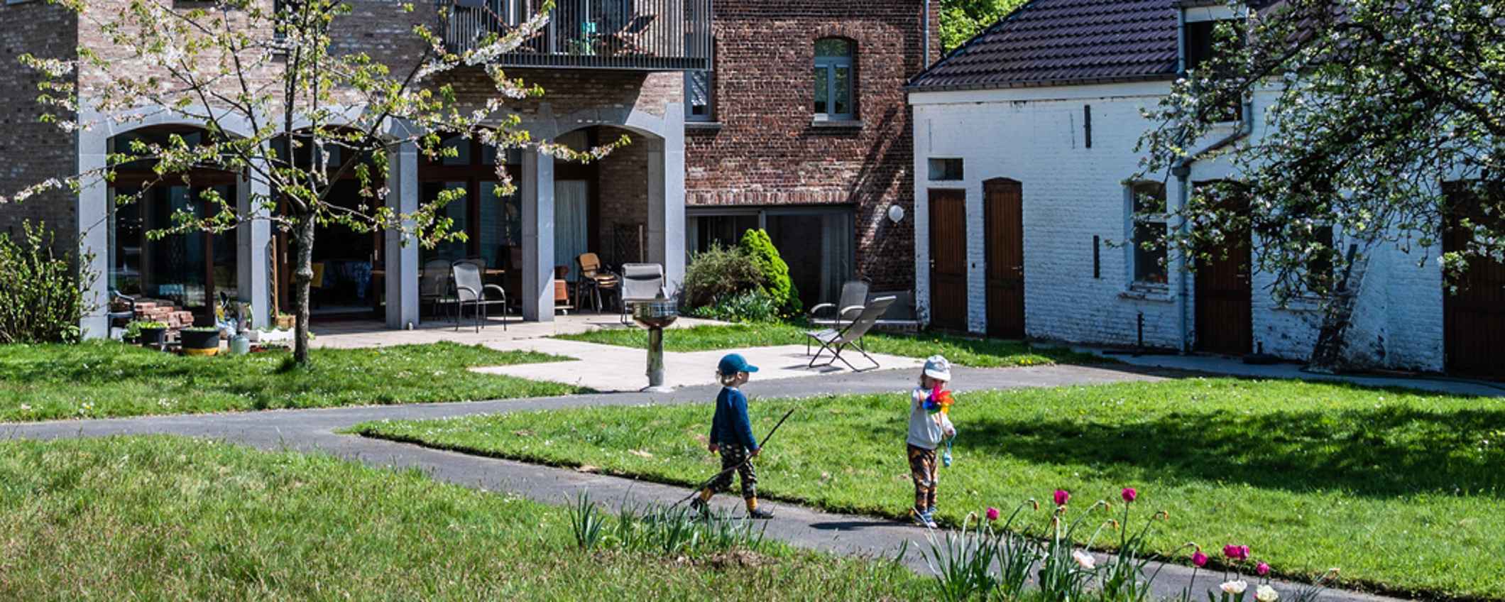 Cohousing Gaston Bary. Foto Carole Detroz