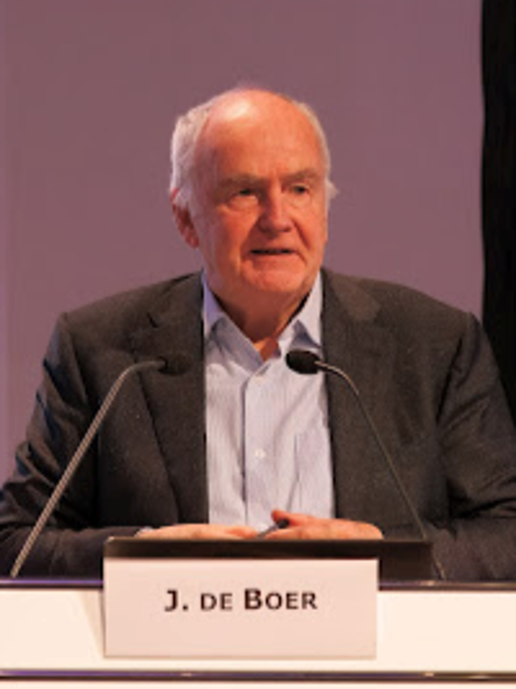 Professor toxicologie Jacob de Boer.