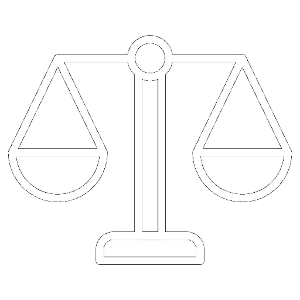 icoon dat evenwicht vertegenwoordigt